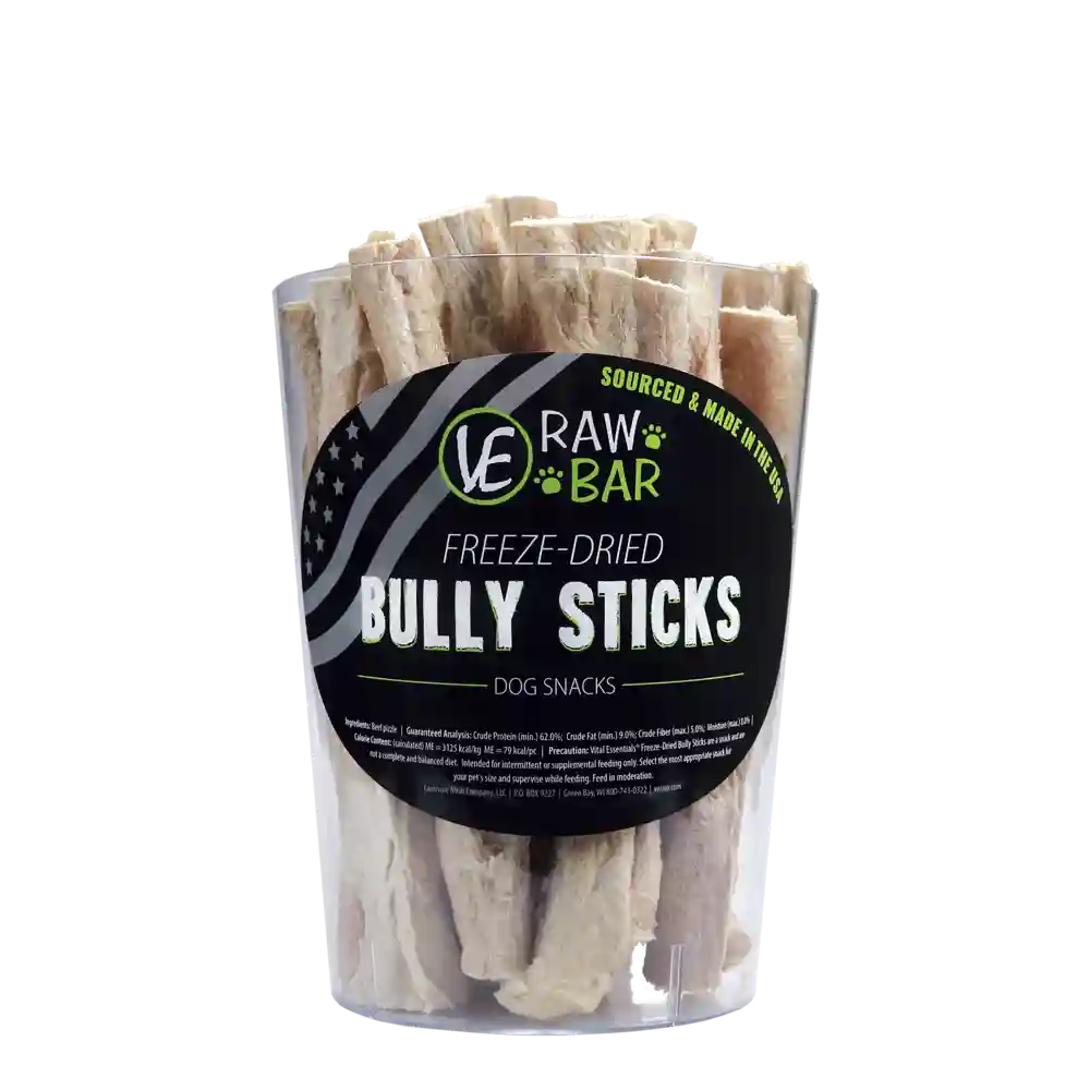 Raw Bar Freeze-dried Bully Stick Treat For Dogs 1 Stick