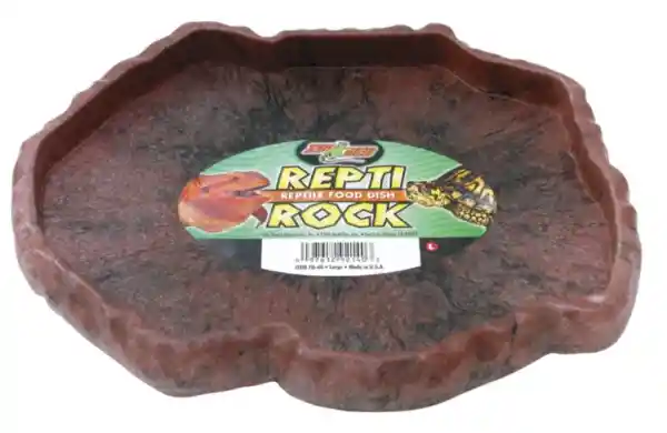 Zoomed Repti Rock Food Dish Large